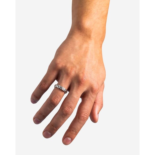 Buddha to Buddha Buddha to Buddha Ring 397 22  Venetian Twist Zilver Maat 22