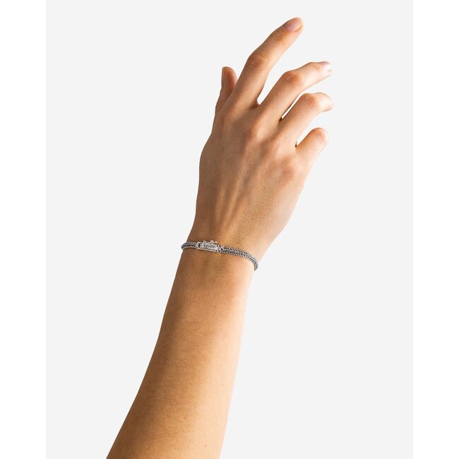 Buddha to Buddha Buddha to Buddha Armband J464 D Nurul Mini Zilver Maat D