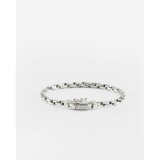 Buddha to Buddha Buddha to Buddha Armband J396E Venetian Mini Twist Zilver Maat E
