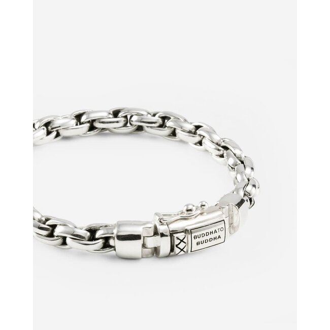 Buddha to Buddha Buddha to Buddha Armband J397E+ Venetian XS Twist Zilver Maat E+