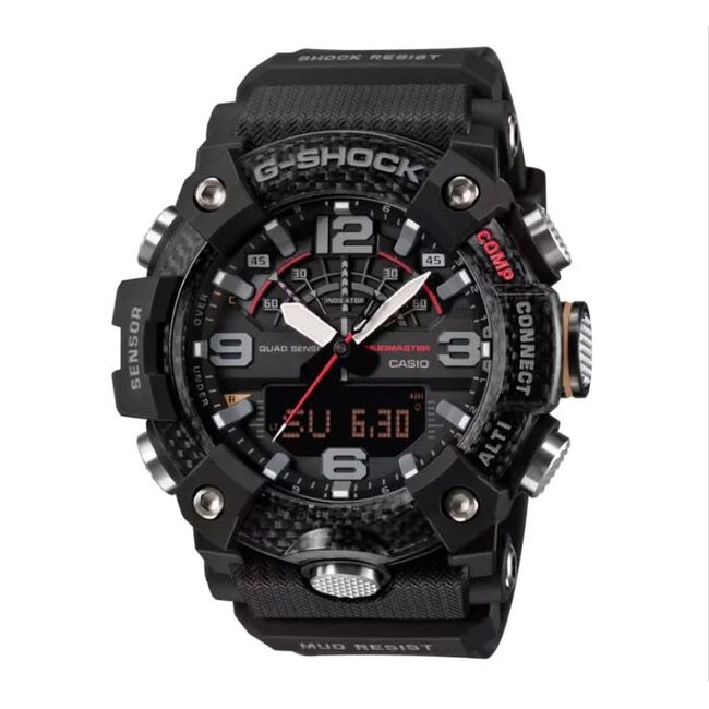 Casio G-Shock Casio G Shock Horloge GG-B100X-1AER Mudmaster Carbon Zwart
