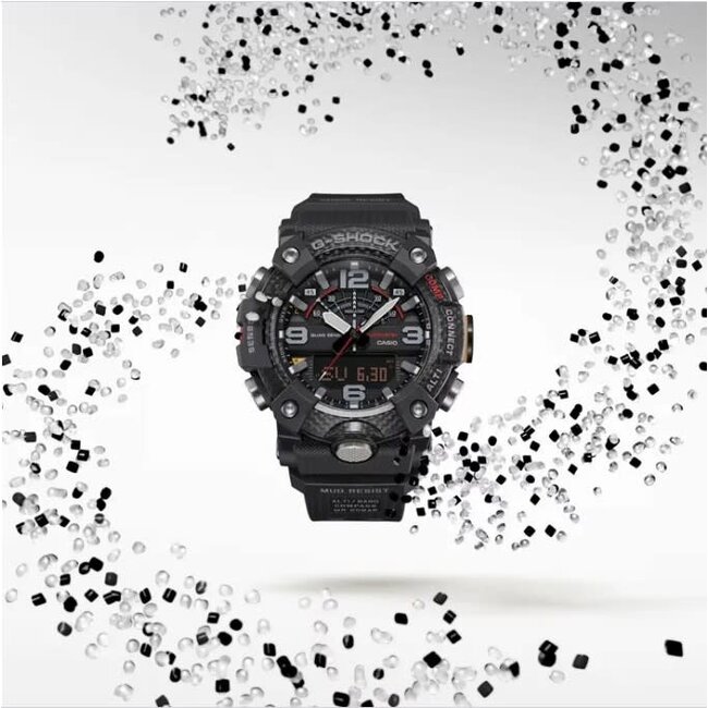 Casio G-Shock Casio G Shock Horloge GG-B100X-1AER Mudmaster Carbon Zwart