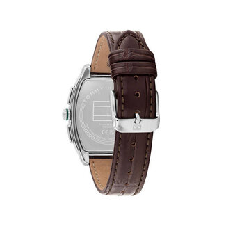 Tommy Hilfiger Tommy Hilfiger Horloge TH1710762 Oxford Staal Bi-color Quartz Chronograaf met Bruin Leren Horlogeband 36mm