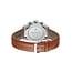 BOSS BOSS Horloge HB1514313 Grand Prix Staal Quartz Chronograaf met Bruin Leren Horlogeband 44mm