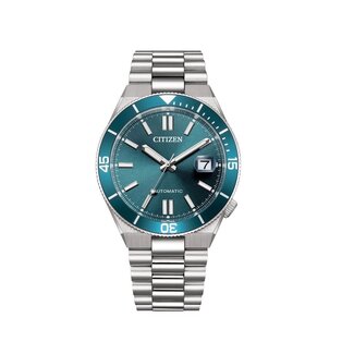 Citizen Citizen Horloge NJ0231-56L Tsuyosa Staal Automaat Saffierglas Blauwe Wijzerplaat 40mm
