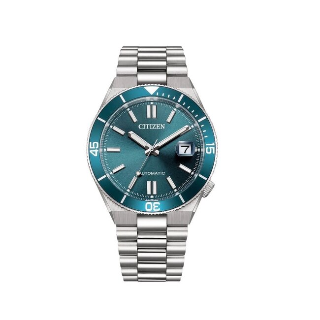 Citizen Citizen Horloge NJ0231-56L Tsuyosa Staal Automaat Saffierglas Blauwe Wijzerplaat 40mm