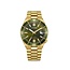 Citizen Citizen Horloge NJ0232-53X Tsuyosa Staal met Geelgouden Plating Automaat Saffierglas met Groene Wijzerplaat 40mm