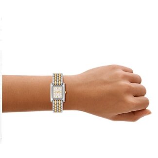 Michael Kors Michael Kors Horloge MK4999 Essex Staal Bi Color Quartz 20mm