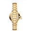 Michael Kors Michael Kors Horloge MK7572 Pyper Staal Goudkleurige Plating Quartz met Kristallen en Hangend Bedel 32mm