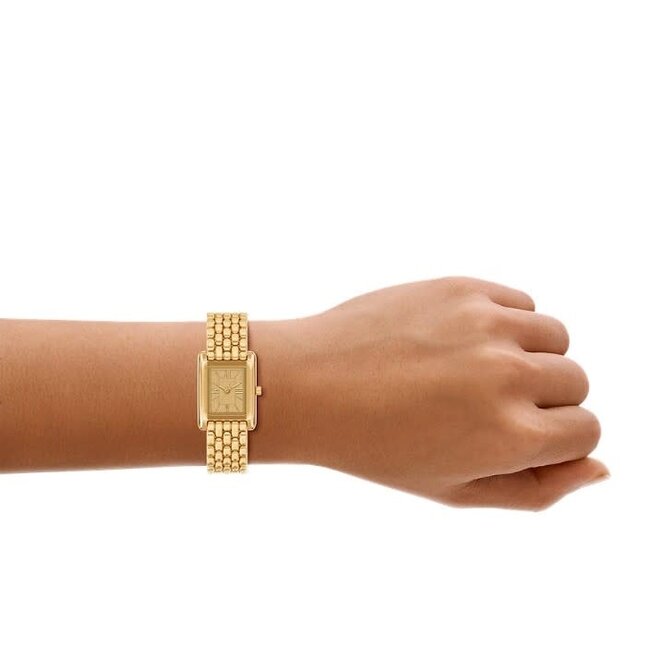 Michael Kors Michael Kors Horloge MK4997 Essex Quartz Staal met Geelgouden Plating 20mm