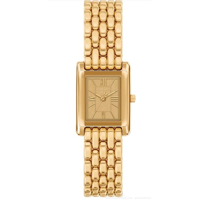 Michael Kors Michael Kors Horloge MK4997 Essex Quartz Staal met Geelgouden Plating 20mm