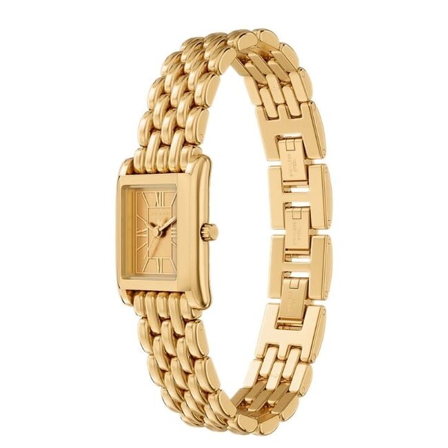 Michael Kors Michael Kors Horloge MK4997 Essex Quartz Staal met Geelgouden Plating 20mm