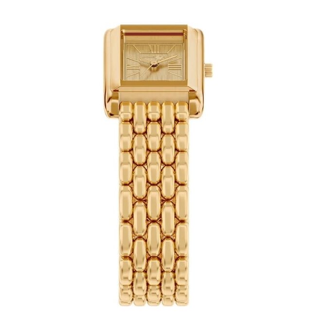 Michael Kors Michael Kors Horloge MK4997 Essex Quartz Staal met Geelgouden Plating 20mm