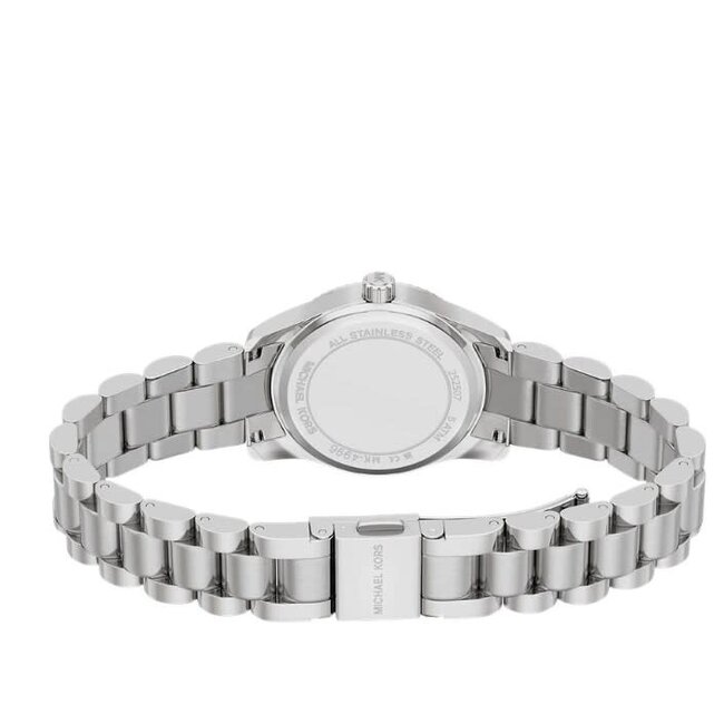 Michael Kors Michael Kors Horloge MK4996 Lexington Staal Quartz met Roze Wijzerplaat 26mm