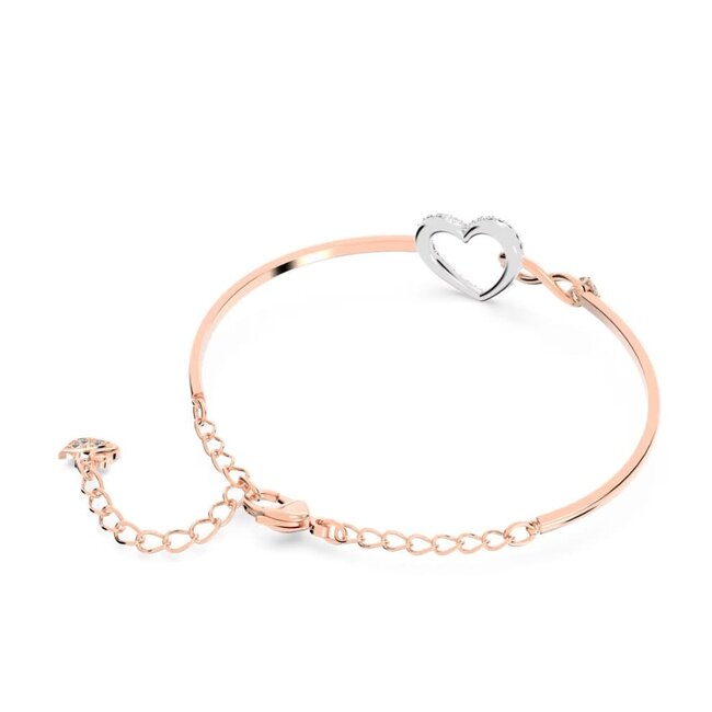 Swarovski Swarovski Armband 5518869 Hyperbola Bangle RoseKleurig met Hart