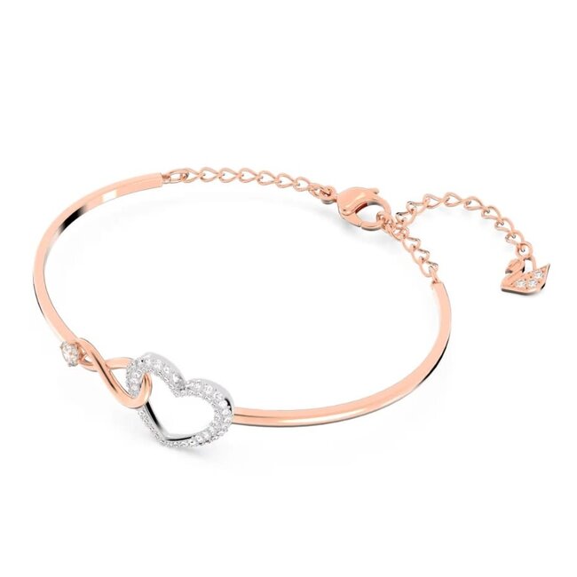 Swarovski Swarovski Armband 5518869 Hyperbola Bangle RoseKleurig met Hart