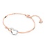 Swarovski Swarovski Armband 5518869 Hyperbola Bangle RoseKleurig met Hart