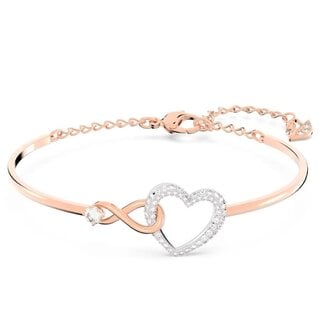 Swarovski Swarovski Armband 5518869 Hyperbola Bangle RoseKleurig met Hart