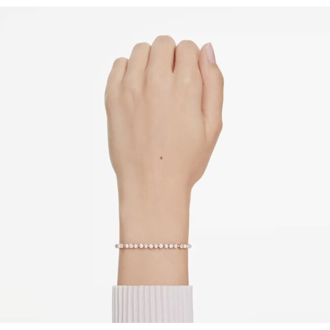 Swarovski Swarovski Armband 5729506 Matrix Rosekleurig met Parel en Zirkonia