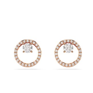 Swarovski Swarovski Oorbellen 5692263 Constella Rosekleurig met Zirkonia
