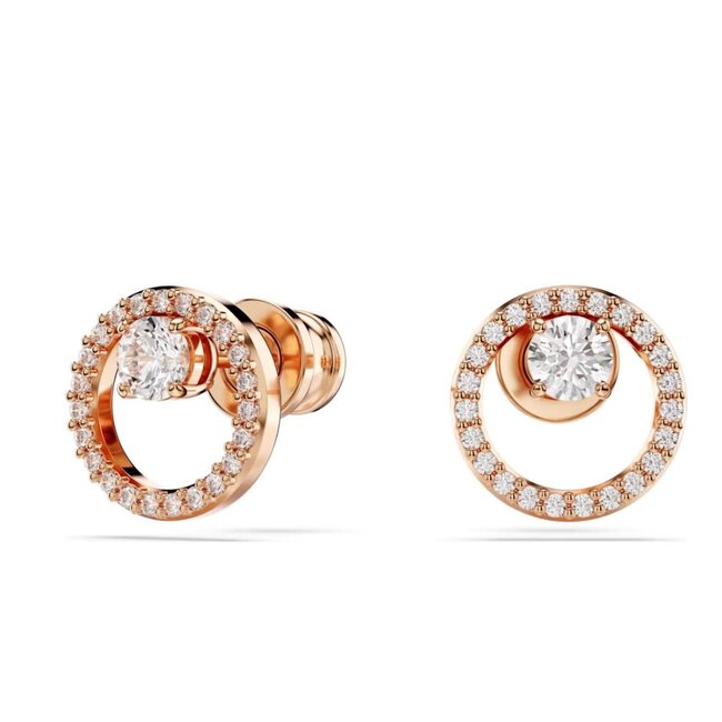 Swarovski Swarovski Oorbellen 5692263 Constella Rosekleurig met Zirkonia