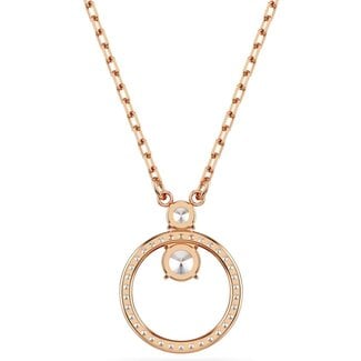 Swarovski Swarovski Collier 5692266 Constella Pendal Rosekleurig met Zirkonia