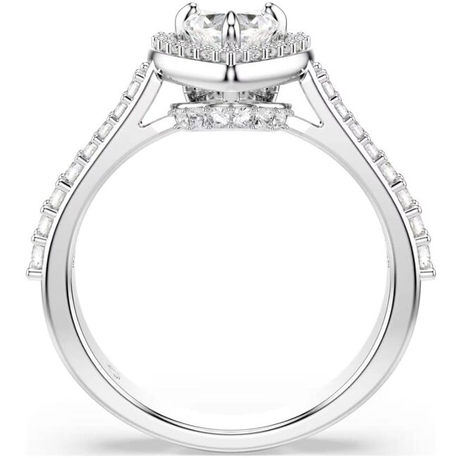 Swarovski Swarovski Ring 5744046 Una Zilverkleurig Hart