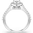 Swarovski Swarovski Ring 5744046/55 Una Zilverkleurig Hart Maat 55