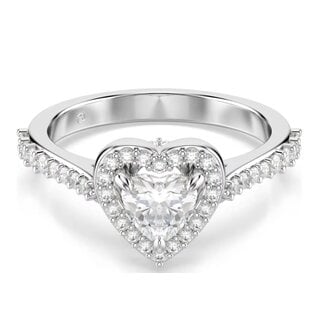 Swarovski Swarovski Ring 5744046 Una Zilverkleurig Hart
