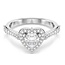 Swarovski Swarovski Ring 5744046/55 Una Zilverkleurig Hart Maat 55