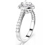 Swarovski Swarovski Ring 5744046/55 Una Zilverkleurig Hart Maat 55