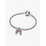 Pandora Pandora Bedel 794484C01 Zilver Love Birds Deelbaar met Roze Hart