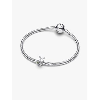 Pandora Pandora Bedel 794557C01 Zilver Slak met Lichtgroen en Zirkonia