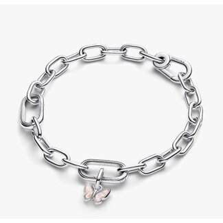 Pandora Pandora Bedel 793825C01 Zilver Mini Vlinder met Roze