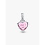 Pandora Pandora Bedel 794464C01 Zilver Hart met Roze en Zirkonia I Love You