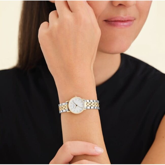 Rosefield Rosefield Horloge ASDSSG-A16 Ace XS Duotone Verguld en gerhodineerd roestvrij staal - Zilver/goud