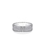 Gisser Jewels Amsterdam Gisser Jewels Ring R496-56 Zilver met Zirkonia 6mm Maat 56