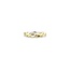 Gisser Jewels Amsterdam Gisser Jewels Ring R487Y-56 Zilver met Geelgouden Plating Gedraaid 4mm Maat56