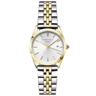 Rosefield Rosefield Horloge ASDSSG-A16 Ace XS Duotone Verguld en gerhodineerd roestvrij staal - Zilver/goud