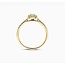 Blush Blush Ring LG1045Y/54 14k GeelGoud met Ovale Lab Grown Diamant met Kleinere Lab Grown Diamanten Maat 54