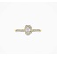 Blush Blush Ring LG1045Y/54 14k GeelGoud met Ovale Lab Grown Diamant met Kleinere Lab Grown Diamanten Maat 54