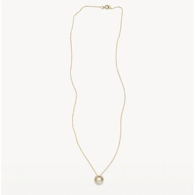Blush Blush Collier 3193YZI 14k Geelgoud Rondjes met Zirkonia 42cm