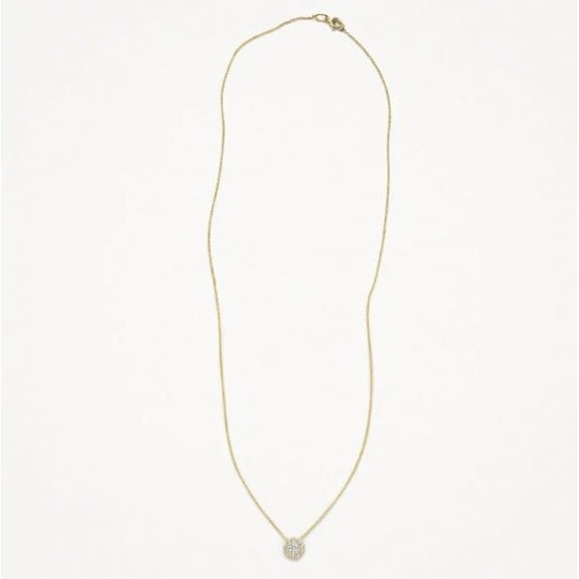Blush Blush Collier  3196YZI  14k Geelgoud Rondje met Zirkonia 42cm