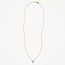 Blush Blush Collier  3196YZI  14k Geelgoud Rondje met Zirkonia 42cm