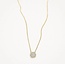 Blush Blush Collier  3196YZI  14k Geelgoud Rondje met Zirkonia 42cm