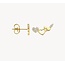 Blush Blush Oorbellen 7376YZI 14k Geelgoud  Hartjes en Zirkonia