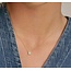 Blush Blush Collier 3197YZI 14k Geelgoud met Vierkant met Zirkonia 42cm