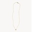 Blush Blush Collier 3197YZI 14k Geelgoud met Vierkant met Zirkonia 42cm