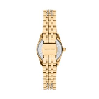 Michael Kors Michael Kors Horloge MK7575 Lexington Staal met Geelgouden Plating Quartz met Zirkonia 26mm