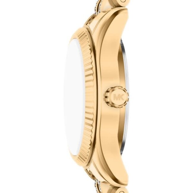 Michael Kors Michael Kors Horloge MK7575 Lexington Staal met Geelgouden Plating Quartz met Zirkonia 26mm